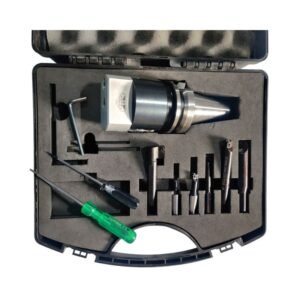 High Precision Micro Boring Head 6-125 mm with Shank and Indexable Tools (5 Micron)